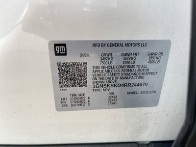 2024 Chevrolet Tahoe Premier