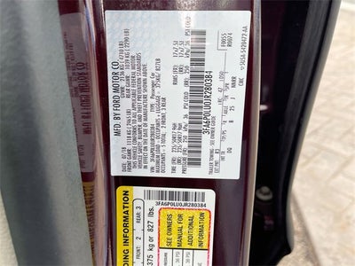 2018 Ford Fusion Hybrid SE