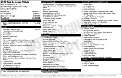 2023 Jeep Compass Altitude 4x4
