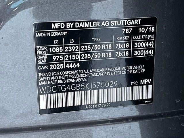 2019 Mercedes-Benz GLA 250 4MATIC®