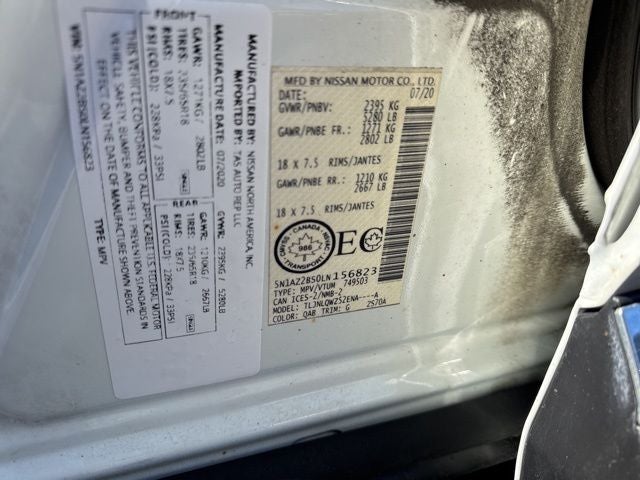 2020 Nissan Murano SV