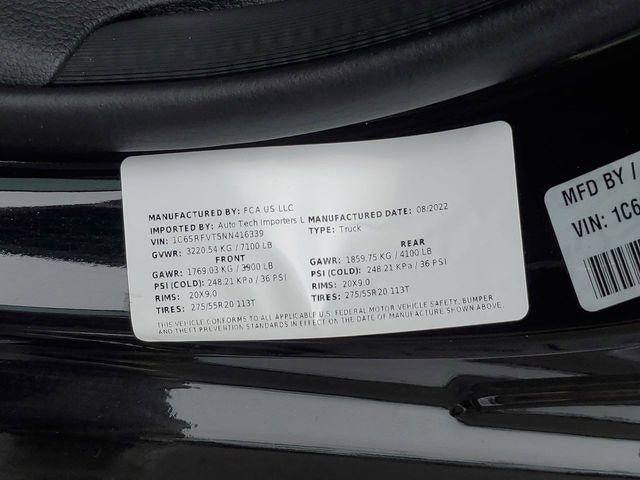 2022 RAM 1500 Sport
