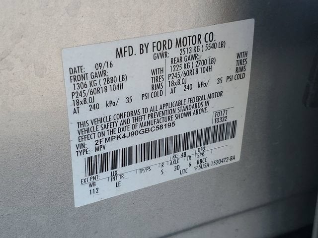 2016 Ford Edge SEL