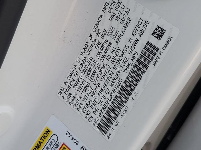 2024 Honda CR-V Hybrid Sport-L