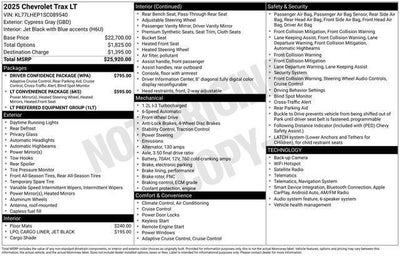 2025 Chevrolet Trax LT