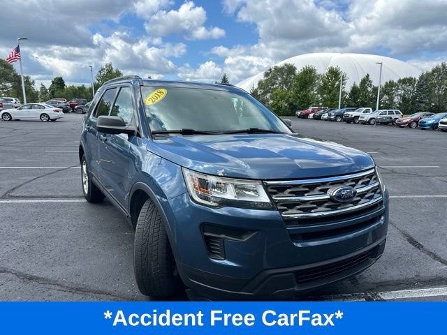 Used 2018 Ford Explorer Base with VIN 1FM5K7B88JGB77184 for sale in Highland Charter Township, MI