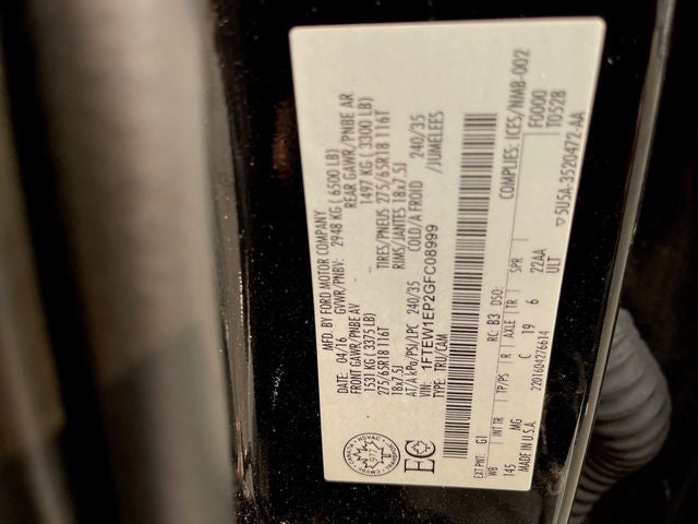 2016 Ford F-150 XLT