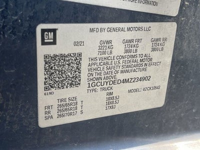 2021 Chevrolet Silverado 1500 LT