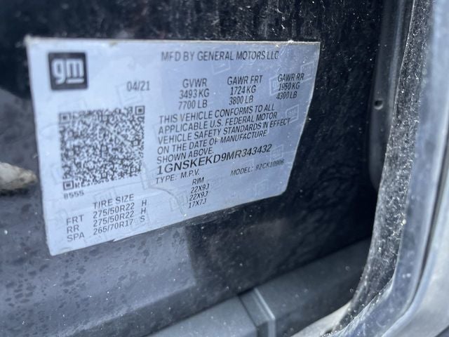 2021 Chevrolet Suburban RST