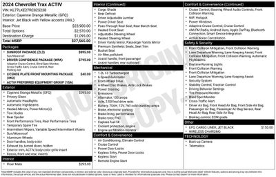 2024 Chevrolet Trax ACTIV