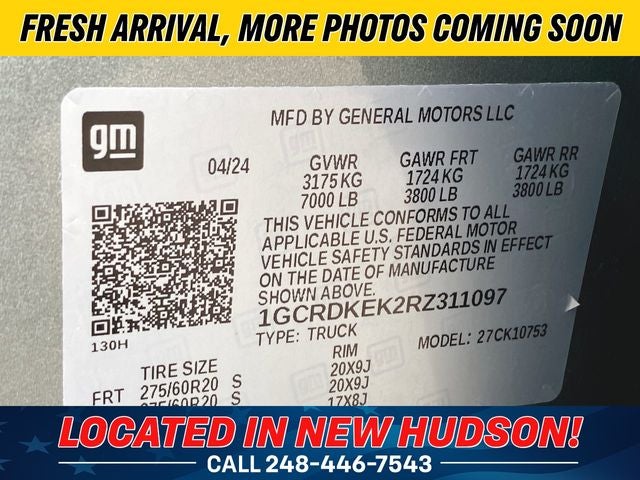 2024 Chevrolet Silverado 1500 LT
