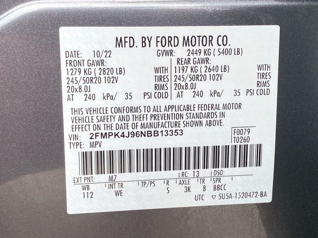 2022 Ford Edge ST Line