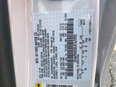 2020 Ford Fusion SE