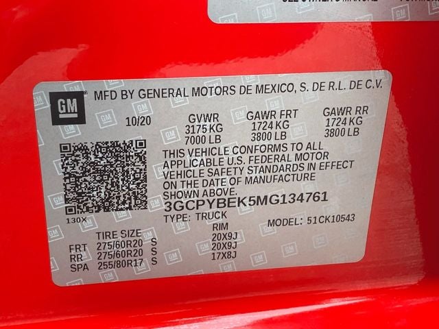 2021 Chevrolet Silverado 1500 Custom