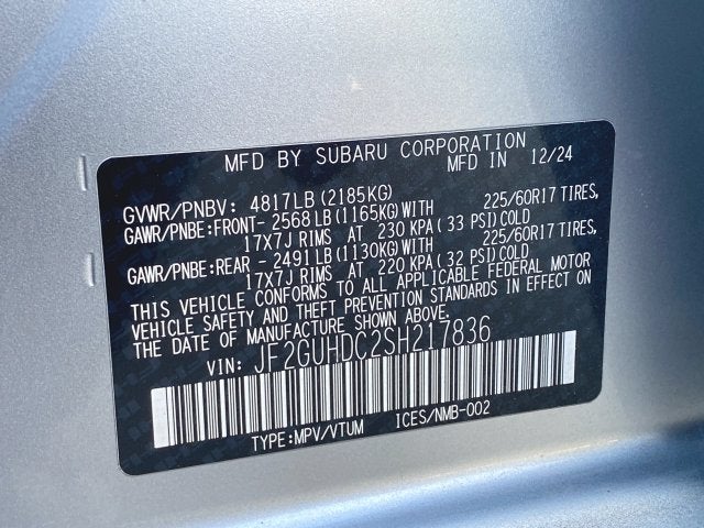 2025 Subaru Crosstrek Premium