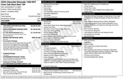 2026 Chevrolet Silverado 1500 RST