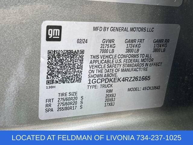 2024 Chevrolet Silverado 1500 LT (2FL)