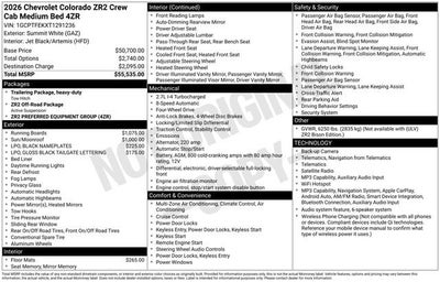 2026 Chevrolet Colorado ZR2