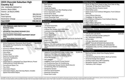 2025 Chevrolet Suburban High Country