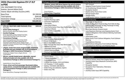 2026 Chevrolet Equinox EV LT
