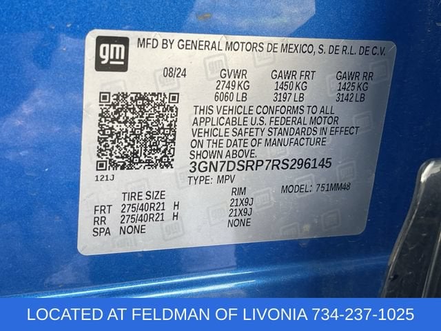 2024 Chevrolet Equinox EV 2RS
