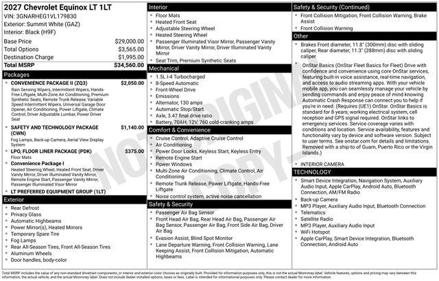 2027 Chevrolet Equinox LT
