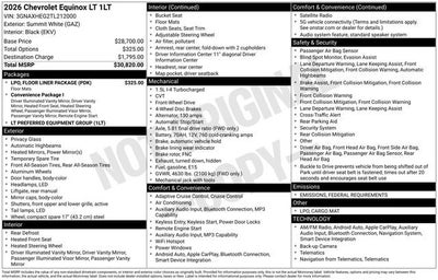 2026 Chevrolet Equinox LT