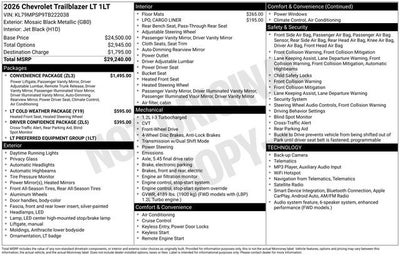 2026 Chevrolet Trailblazer LT