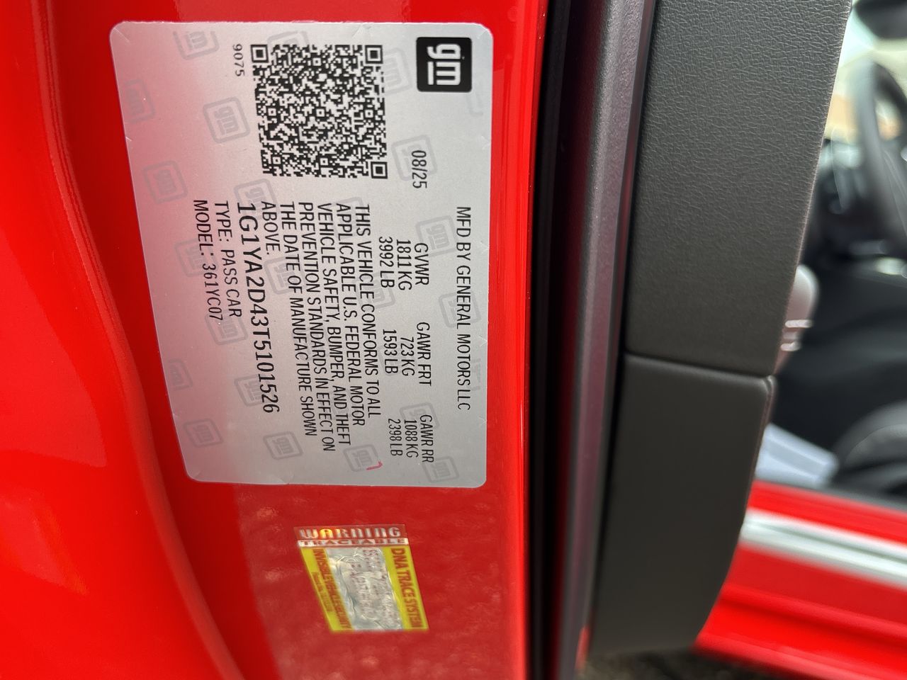 2026 Chevrolet Corvette Stingray 1LT