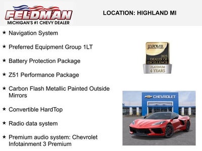 2026 Chevrolet Corvette Stingray 1LT