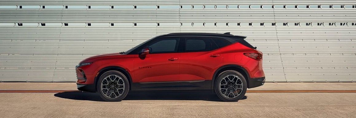 red chevy equinox stopped on race track