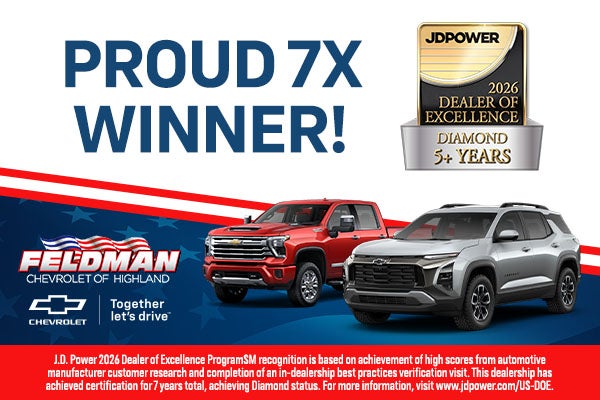 JD Power Dealer of Excellence